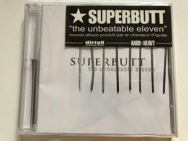 Superbutt – ''The Unbeatable Eleven'' - nouvel album produit par le chanteur d'lgnite / Magneoton Audio CD / 5046-67239-2