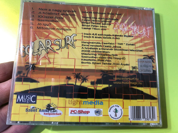 Solar Surf – #1 / Audio CD / Szakál Dia, Csató János, Csató János, Laskai Tibor (5999883236130)