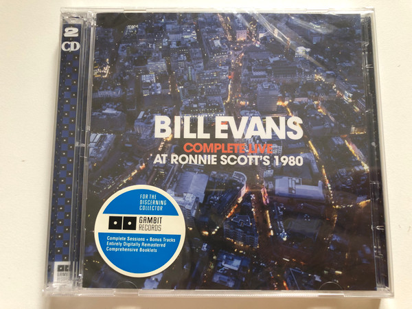 Bill Evans – Complete Live At Ronnie Scott's 1980 / Gambit Records 2x Audio CD 2006 / 69242