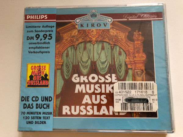 Grosse Musik Aus Russland / Die CD Und Das Buch. 70 Minuten Musik 120 Seiten Text Und Bilder / Philips Audio CD / 446 910-2