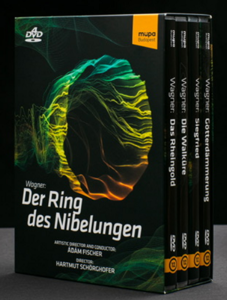 Richard Wagner - Der Ring des Nibelungen 4 DVD Das Rheingold, Die Walküre, Siegfried and Götterdämmerung / Müpa Budapest / Director: Hartmut Schörghofer / Artistic Director Conductor: Adam Fischer