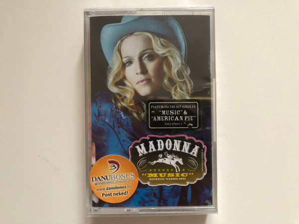 Madonna – Music / Featuring The Hit Singles ''Music'' & ''American Pie'' / Warner Bros. Records Audio Cassette / 9362-47865-4