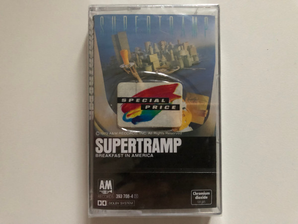 Supertramp – Breakfast In America / A&M Records Audio Cassette / 393 708-4