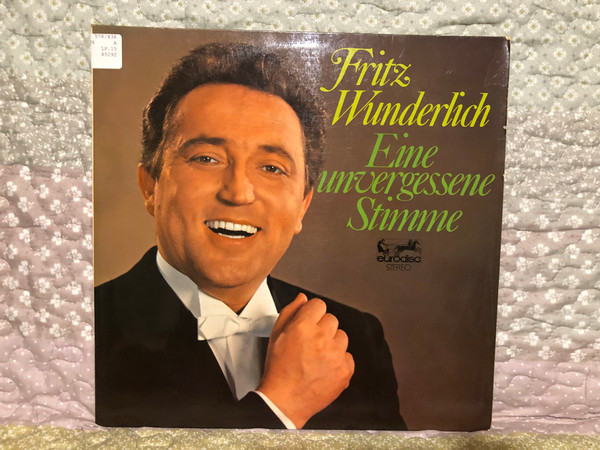 Fritz Wunderlich – Eine Unvergessene Stimme / Eurodisc 2x LP Stereo / 85 292 XU