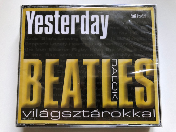 Yesterday - Beatles Dalok Vilagsztarokkal / Reader's Digest Audio CD Box Set 2007 / RM-CD07071-F 