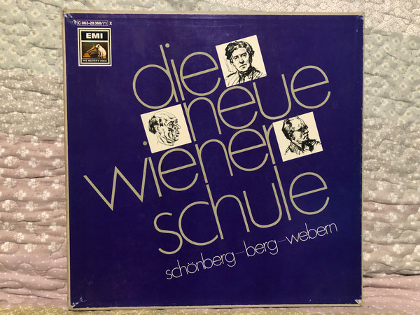 Die Neue Wiener Schule - Schönberg; Berg; Webern / EMI 4x LP, Box Set / 1C 063-28368/71