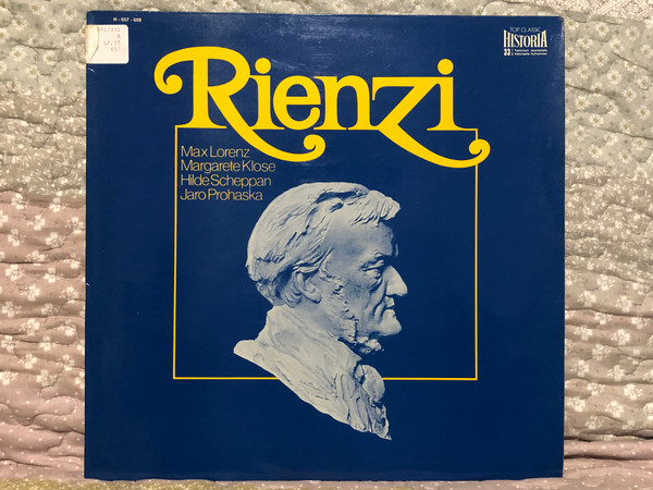 Rienzi - Max Lorenz, Margarete Klose, Hilde Scheppan, Jaro Prohaska / Top Classic Historia 2x LP / H-657-658