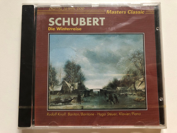 Schubert – Die Winterreise / Rudolf Knoll (baritone), Hugo Steuer (piano) / Masters Classic Audio CD Stereo / CLS 4209