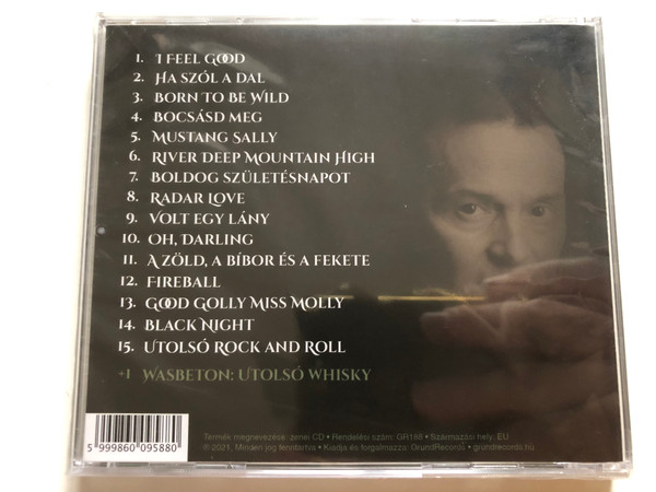 Tunyogi Péter és a Pardon – Vadnak Születtem / GrundRecords Audio CD 2021 / GR188