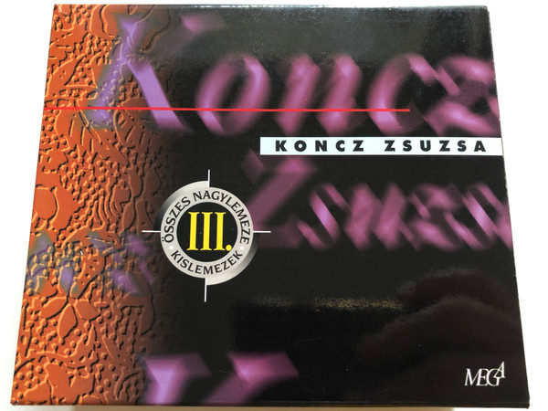 Koncz Zsuzsa - Osszes Nagylemeze III. / Mega 5x Audio CD 1996 / 5991813786722