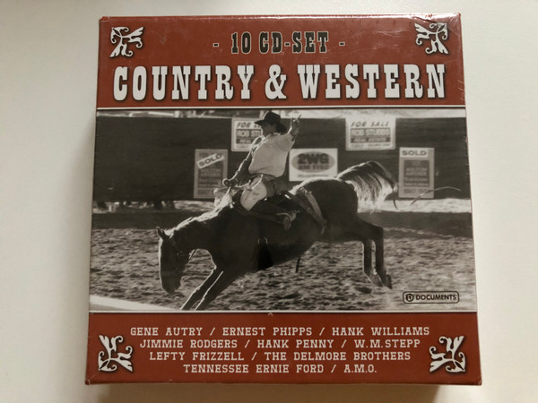 Country & Western - 10 CD-Set / Gene Autry, Ernest Phipps, Hank Williams, Jimmie Rodgers, Hank Penny, W. M. Stepp, Lefty Frizzell, The Delmore Brothers, Tennessee Ernie Ford, A. M. O. / Documents 10x Audio CD, Box Set 2005 / 223495