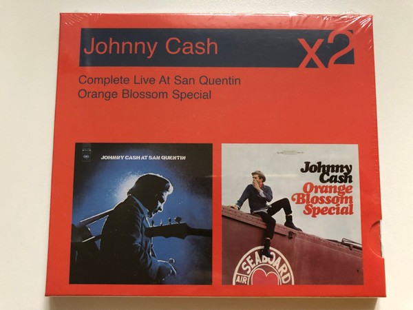 Johnny Cash: At San Quentin / Orange Blossom Special - Complete Live At San Quentin, Orange Blossom Special / Sony BMG Music Entertainment 2x Audio CD 2008, Box Set / 88697282332