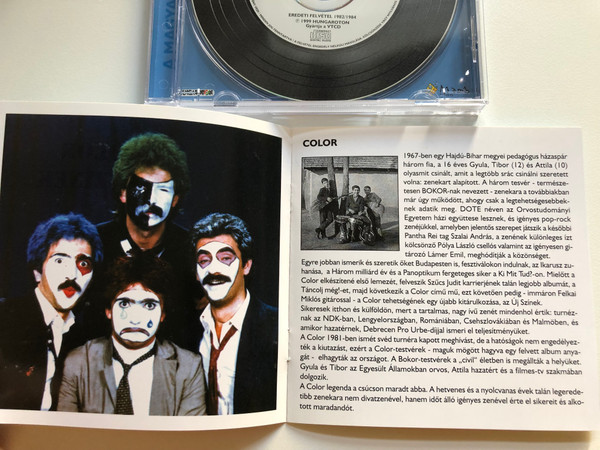 Color – Új Színek / Mambo Records Audio CD 1999 / HCD 37973