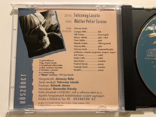 Tolcsvay László – Kapcsolj Át! / Schenk és Tsa. Kft. Audio CD 1993 / ST 001 
