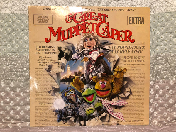 The Great Muppet Caper: An Original Soundtrack Recording / Lord Grade Presents A Jim Henson Film ''The Great Muppet Caper'' / Warner Bros. Records Inc. LP 1981 / WB K 56 942