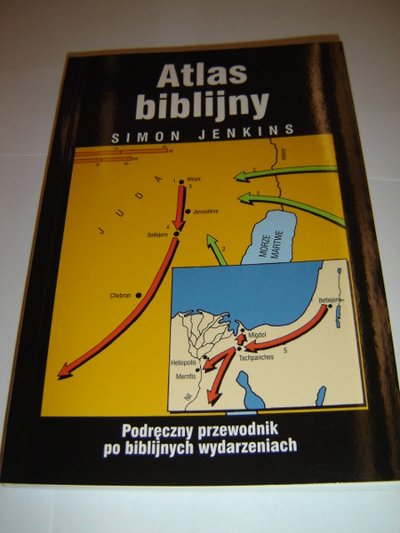 Bible Mapbook in Polish Language by Simon Jenkins / Atlas Biblijny - Podreczny Przewodnik Po Biblijnych Wydarzeniach