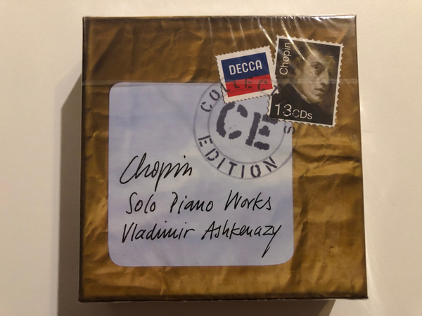 Chopin: Solo Piano Works - Vladimir Ashkenazy / Collectors Edition / Decca 13x Audio CD, Box Set 2010 / 478 2282