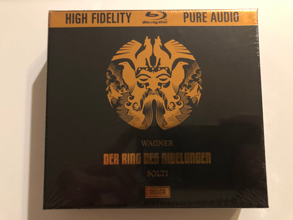 Wagner: Der Ring Des Nibelungen - Solti / High Fidelity, Pure Audio / Decca Blu-Ray Audio CD / 478 6748 DH