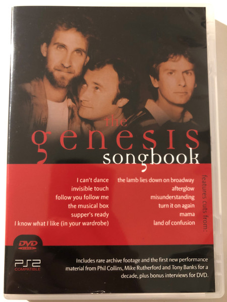 The Genesis Songbook / Actors: Tony Banks, Phil Collins / Director: Bob Smeaton / DVD (5034504917675)