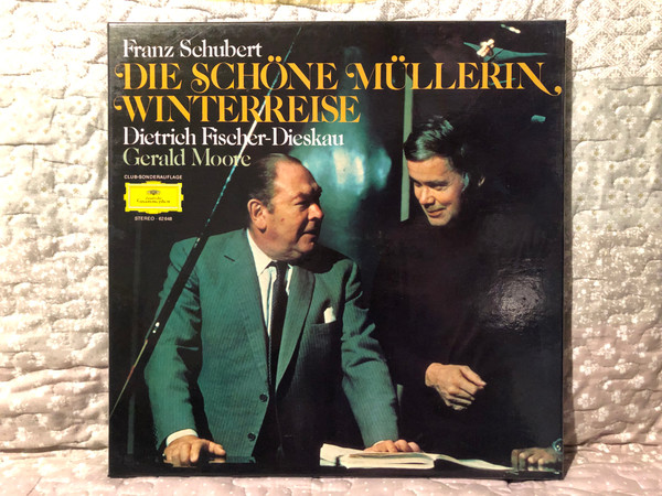 Franz Schubert - Die Schöne Müllerin; Winterreise - Dietrich Fischer-Dieskau, Gerald Moore / Deutsche Grammophon 3x LP, Stereo / 62 648