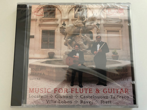 Jozef Zsapka (guitar), Miloš Jurkovič (flute) - Music For Flute & Guitar (Locatelli; Giuliani; Castelnuovo; Tedesco; Villa-Lobos; Ravel; Ibert) / Opus Audio CD 1983 / 9151 1294