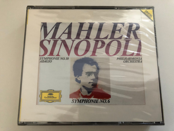 Mahler, Sinopoli -Symphonie No. 6; Symphonie No. 10 "Adagio" - Philharmonia Orchestra / Deutsche Grammophon 2x Audio CD 1987 Stereo / 423 082-2