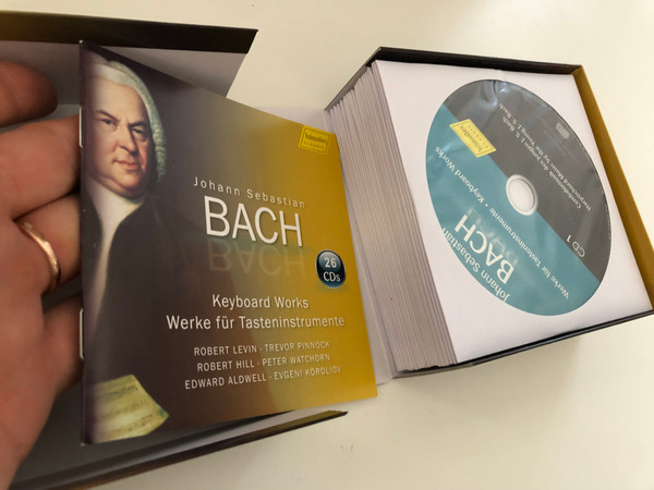 Johann Sebastian Bach - Keyboard Works - Robert Levin, Trevor Pinnock, Robert Hill, Peter Watchorn, Edward Aldwell, Evgeni Koroliov / hanssler classic 26x Audio CD, Box Set 2017 / HC17017