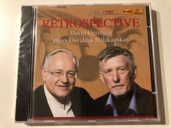 Retrospective: David Geringas Plays Osvaldas Balakauskas / Profil Edition Günter Hänssler Audio CD 2013 / PH14004