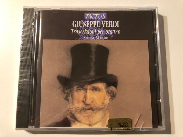 Giuseppe Verdi: Trascrizioni Per Organo - Stefano Molardi / Tactus Audio CD 2003 / TC 812201