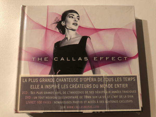 The Callas Effect / La Plus Grande Chanteuse D'Opera Du Monde Entier / EMI 2x Audio CD Mono, Stereo + DVD Video CD 2011 / 5099908435620