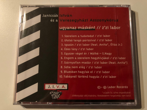 Janicsák István, Veresegyházi Asszonykórus - Ugyanaz Másként // Z'Zi Labor / Labor Records Hungary Audio CD