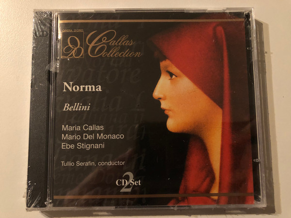 Norma: Belinni - Maria Callas, Mario del Monaco, Ebe Stignani, Tullio Serafin (conductor) / Callas Collection / Opera D'Oro 2x Audio CD 2001 / OPD-1301