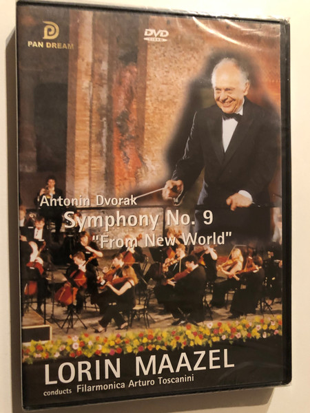 Lorin Maazel: Dvorak - Symphony No. 9 "From the New World" / Erich Leinsdorf / Los Angeles Philharmonic Orchestra / Dedicated to the Memory of Nejat F. Eczacıbaşı, founder of the İstanbul Foundation for Culture and Arts / 2004 DVD (8032745510508)