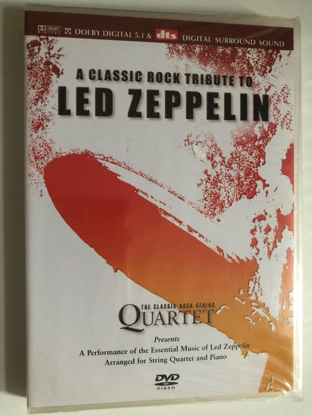 A Classic Rock Tribute To Led Zeppelin - The Classic Rock String Quartet presents A Performance of the Essential Music of Led Zeppelin, Arranged for String Quartet and Piano / Ragnarock LTD DVD Video 2003 / DVDL026D (5060071500866)