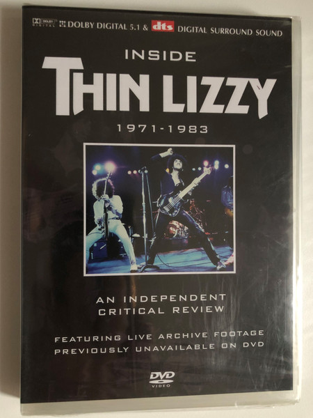 Inside Thin Lizzy 1971-1983 (An Independent Critical Review) - Featuring Live Achive Footage Previously Unavailable On DVD / Classic Rock Productions DVD 2003 / CRL 1583 PAL (823880015830)