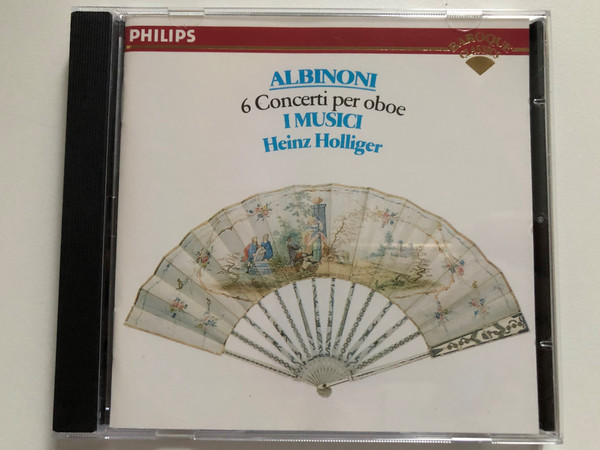 Albinoni - 6 Concerti Per Oboe I Musici - Heinz Holliger / Baroque Classics / Philips Audio CD 1990 / 426 449-2