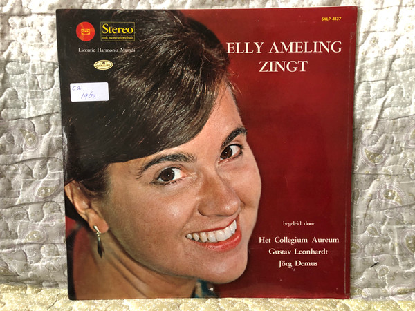 Elly Ameling Zingt - Het Collegium Aureum, Gustav Leonhardt, Jorg Demus / CNR LP Stereo / SKLP 4137