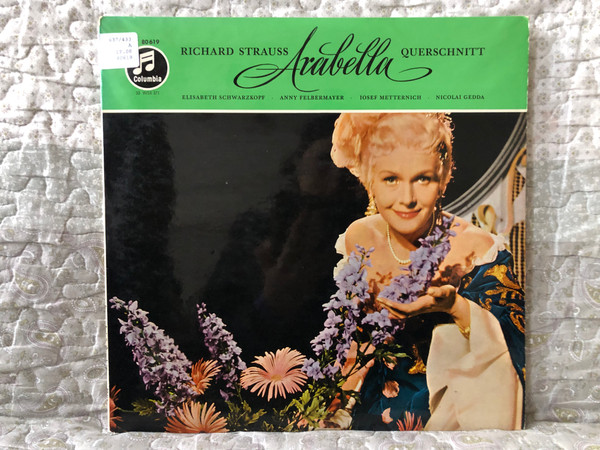 Richard Strauss: Arabella Querschnitt - Elisabeth Schwarzkopf, Anny Felbermayer, Josef Metternich, Nicolai Gedda / Columbia LP / 80619