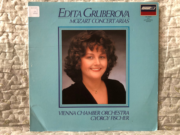 Edita Gruberova: Mozart Concert Arias - Vienna Chamber Orchestra, György Fischer / London Records LP 1981 / OS 26662