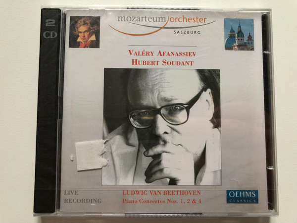 Mozarteumorchester Salzburg, Valery Afanassiev, Hubert Soudant - Ludwig van Beethoven: Piano Concertos Nos. 1, 2 & 4 / Oehms Classics 2x Audio CD 2004 / OC 344
