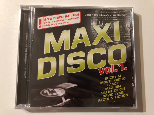 Maxi Disco Vol. 1. - Rocky M, Monte Kristo, Fancy, Max Him, Silent Circle, David Lyme, Facts & Fiction... / Gabor Hargittay's compilation / Hargent Media Audio CD 2008 / HGEU 701-2