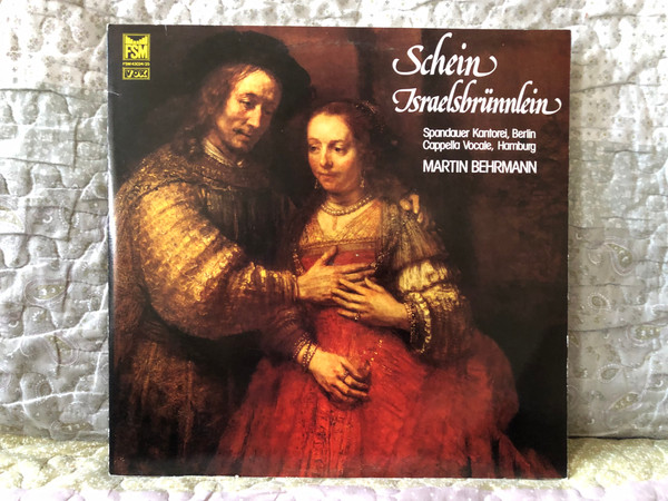 Schein: Israelsbrünnlein - Spandauer Kantorei, Berlin; Cappella Vocale, Hamburg; Martin Behrmann / FSM Vox 2x LP / FSM 43024/25