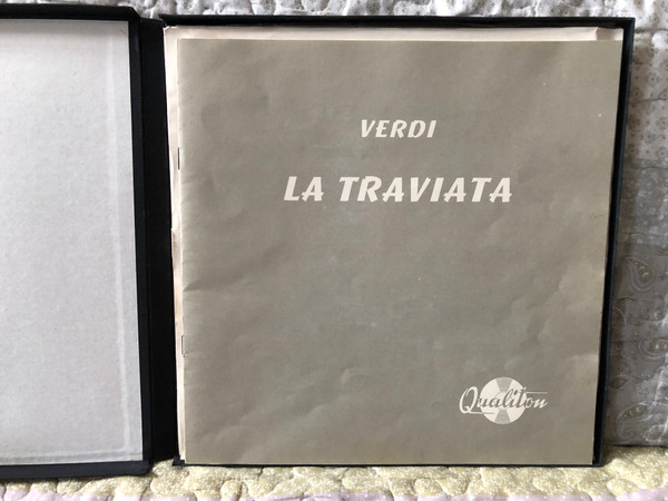 Verdi; La Traviata - G. Déry, R. Ilosfalvy, L. Palócz, Orchestra of the Hungarn State Opera House, Conductor: L. Gardelli / Qualiton 3x LP, Box Set / LPX 1128-30 