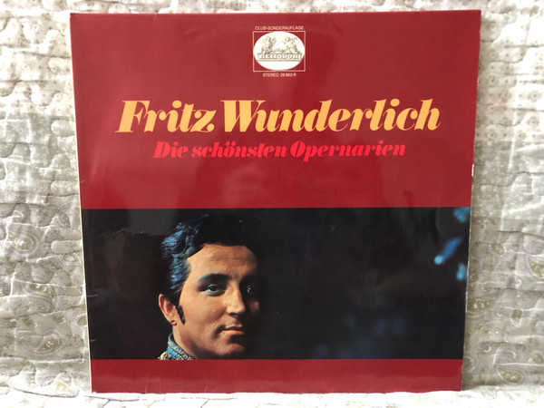 Fritz Wunderlich – Die Schönsten Opernarien / Heliodor 2x LP, Stereo / 29 863-8