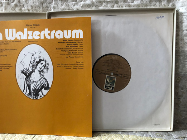 Oscar Straus – Ein Walzertraum - Gesamtaufnahme / Anneliese Rothenberger, Nicolai Gedda, Edda Moser, Brigitte Fassbaender, Willi Brokmeier, Wolfgang Anheisser / Die Stimme Seines Herrn 2x LP, Box Set Stereo / 1C 163-29 041/2X