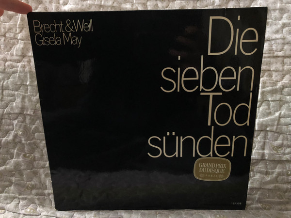 Brecht & Weill - Gisela May - Die Sieben Todsünden / Deutsche Grammophon LP Stereo / 139 308