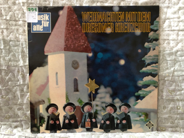 Weihnachten Mit Dem Dresdner Kreuzchor / Musik Für Alle / Telefunken LP Stereo / NT 366