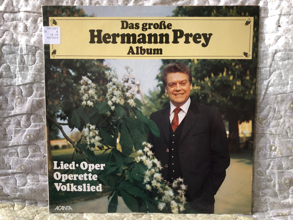 Das Große Hermann Prey Album / Lied - Oper, Operette, Volkslied / Acanta 2x LP / 40.23.515