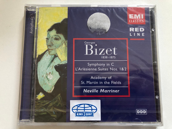 Georges Bizet - Symphony In C; L'Arlésienne Suites Nos. 1&2 - Academy Of St Martin In The Fields, Neville Marriner / EMI Classics Audio CD 1997 / 724356988125