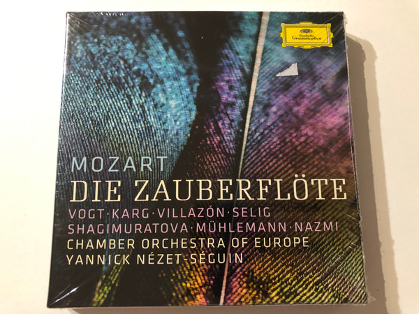 Mozart: Die Zauberflöte - Vogt, Karg, Villazón, Selig, Shagimuratova, Mühlemann, Nazmi, Chamber Orchestra Of Europe, Yannick Nézet-Séguin / Deutsche Grammophon 2x Audio CD, Box Set 2019 / 483 6400